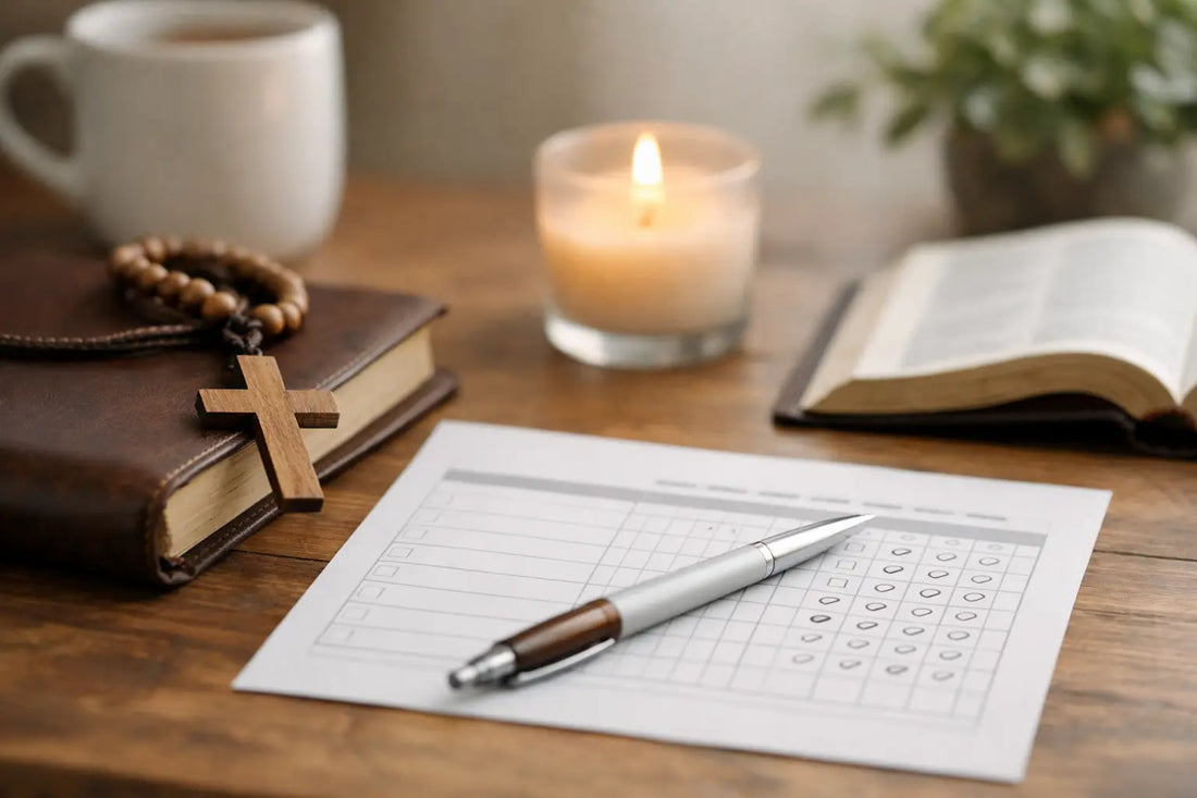 Christian Habit Tracker Printable PDF for Daily Faith