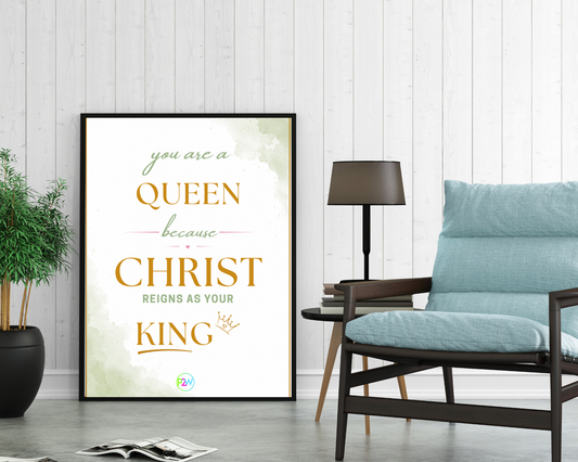 She's Royal Printable Wall Art | Christian Bible Quote