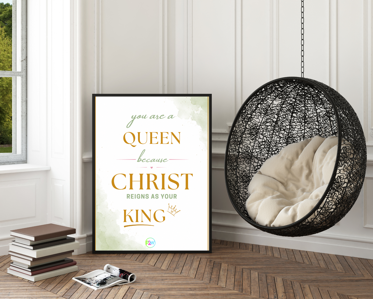 She's Royal Printable Wall Art | Christian Bible Quote