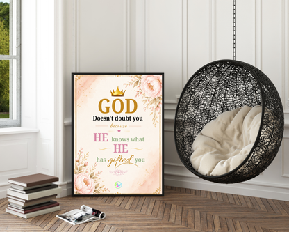 God's Gifting Printable Wall Art | Christian Inspirational Decor