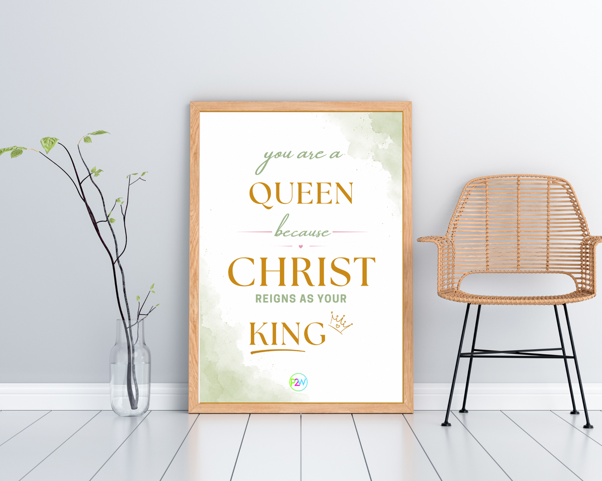 She's Royal Printable Wall Art | Christian Bible Quote