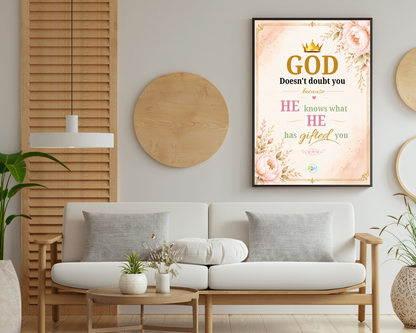 God's Gifting Printable Wall Art | Christian Inspirational Decor